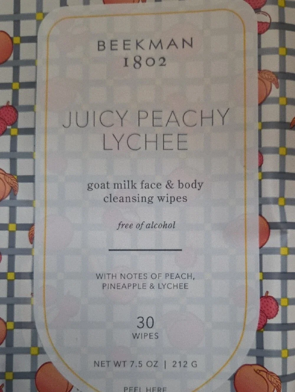 Beekman 1802 Juicy Peachy Lychee Goat Milk Bath & Body Set